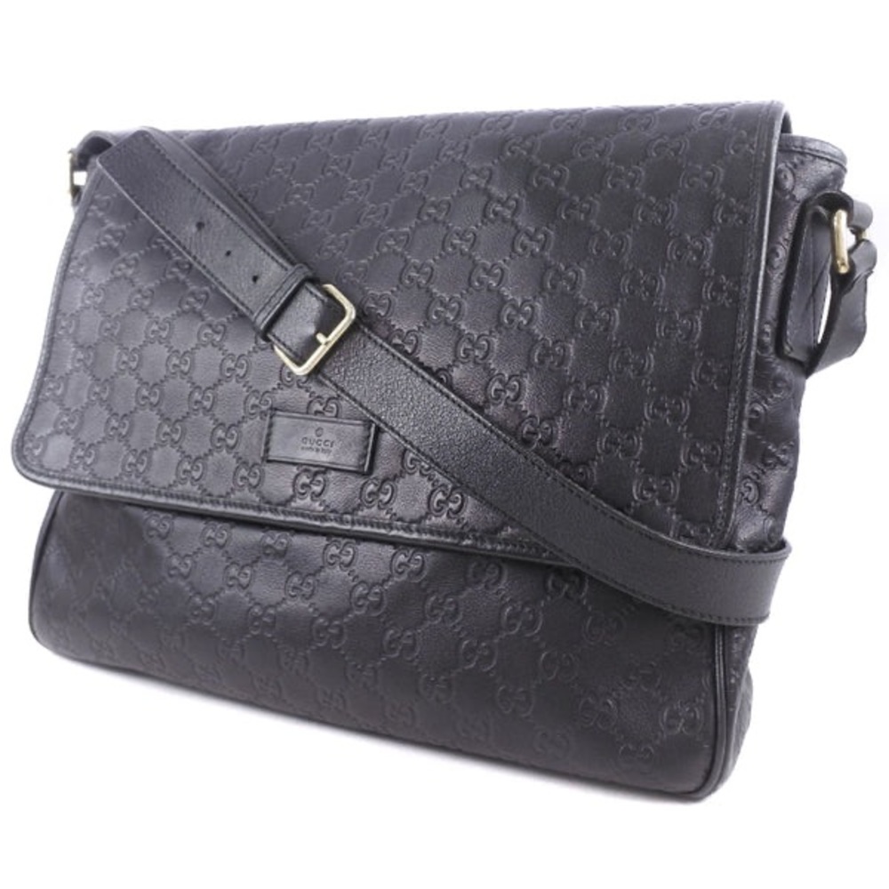 💎 LIKE NEW 💎 GUCCI LEATHER MESSENGER LAPTOP BAG GUCCISSIMA
